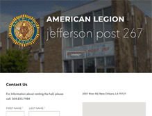Tablet Screenshot of jeffpost267.com